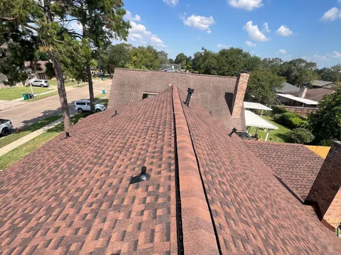 The same roof after the new shingles were installed
